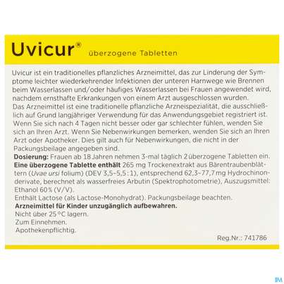 Uvicur Ueberzogene Tabl 40st, A-Nr.: 5543372 - 03