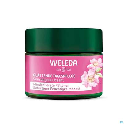 Sie sehen eine Packung Weleda Wildrose/+weisser Tee Glaettende Tagespflege 40ml, Produktbild: 03 Weleda Wildrose/+weisser Tee Glaettende Tagespflege 40ml, A-Nr.: 5838162 - 03