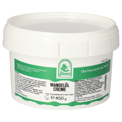 Sie sehen eine Packung MANDELÖL CREME 450 G, Produktbild: 01 MANDELÖL CREME 450 G, A-Nr.: 5748482 - 01