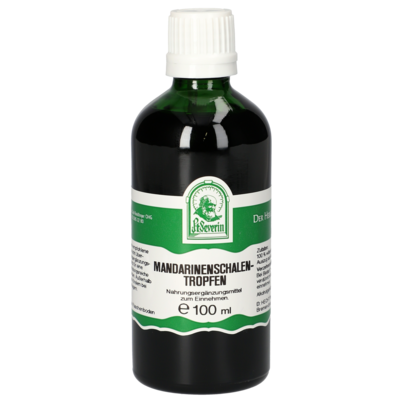 Sie sehen eine Packung MANDARINENSCHALEN TROPFEN 100 ML, Produktbild: 01 MANDARINENSCHALEN TROPFEN 100 ML, A-Nr.: 4946381 - 01