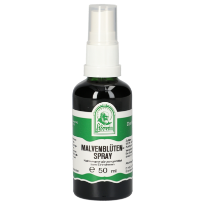 Sie sehen eine Packung MALVENBLÜTEN SPRAY 50 ML, Produktbild: 01 MALVENBLÜTEN SPRAY 50 ML, A-Nr.: 4444490 - 01