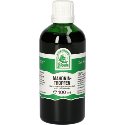 Sie sehen eine Packung MAHONIA TROPFEN 100 ML, Produktbild: 01 MAHONIA TROPFEN 100 ML, A-Nr.: 4566402 - 01