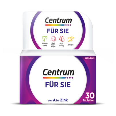 Sie sehen eine Packung Centrum Für Sie, Produktbild: 01 Centrum Für Sie, A-Nr.: 5983504 - 01