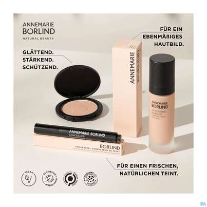 Sie sehen eine Packung Boerlind Fluid-make-up Almond 60249 30ml, Produktbild: 08 Boerlind Fluid-make-up Almond 60249 30ml, A-Nr.: 5687875 - 08