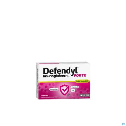Sie sehen eine Packung Defendyl Imunoglukan Kapseln Forte 10st, Produktbild: 05 Defendyl Imunoglukan Kapseln Forte 10st, A-Nr.: 4521523 - 05