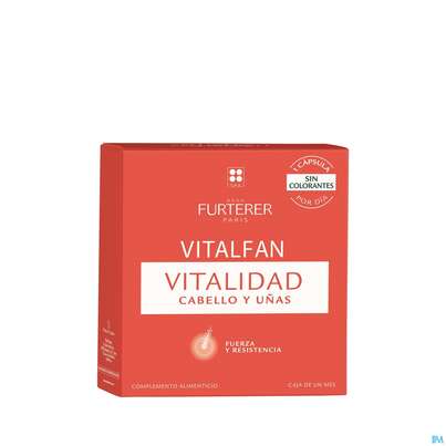 Sie sehen eine Packung Furterer Vitalfan Vitalität Kraft 30 St, Produktbild: 09 Furterer Vitalfan Vitalität Kraft 30 St, A-Nr.: 5439999 - 09