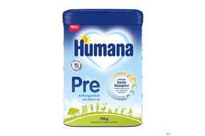 Humana Anfangsmilch Pulver Von Geburt An Pre 750g, A-Nr.: 5417041 - 01