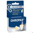 Sie sehen eine Packung Ohrenschutz Ohropax Music Spezial Filter-1 Paar Pgerm 2st, Produktbild: 03 Ohrenschutz Ohropax Music Spezial Filter-1 Paar Pgerm 2st, A-Nr.: 4778475 - 03