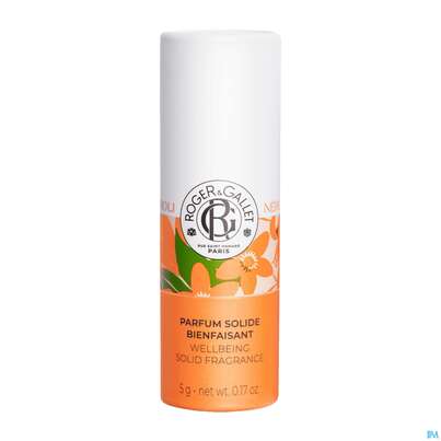 Sie sehen eine Packung Roger & Gallet Neroli Wellbeing/solid Fragrance 5g, Produktbild: 01 Roger & Gallet Neroli Wellbeing/solid Fragrance 5g, A-Nr.: 5890004 - 01