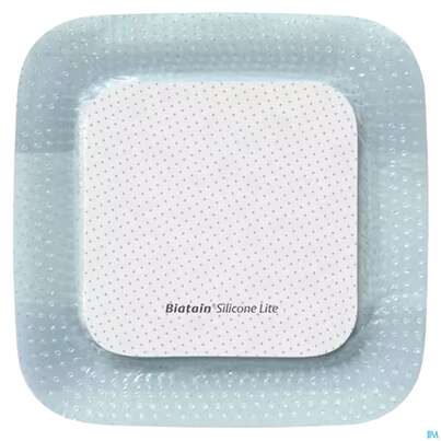 Sie sehen eine Packung Schaumverband Biatain/steril Silikonhaftrand Lite 5x 5cm 3452 5st, Produktbild: 06 Schaumverband Biatain/steril Silikonhaftrand Lite 5x 5cm 3452 5st, A-Nr.: 4371526 - 06