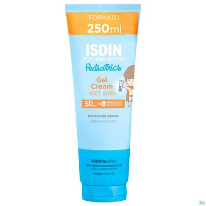 Sie sehen eine Packung Sonnenprodukte Isdin/fotoprotection Pediatrics Gel Cream Lsf 50 250ml, Produktbild: 05 Sonnenprodukte Isdin/fotoprotection Pediatrics Gel Cream Lsf 50 250ml, A-Nr.: 5670691 - 05