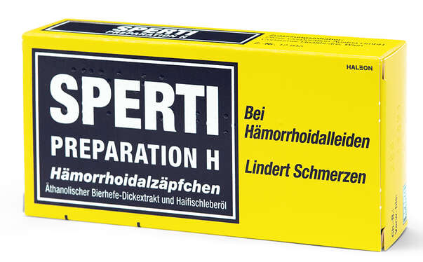 Sperti Preparation H Zäpfchen, A-Nr.: 0766067 - 01