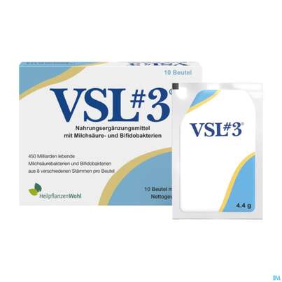 Sie sehen eine Packung Vsl 3 Pulver Beutel 450 Milliarden +milchsaeurebakterien 10st, Produktbild: 02 Vsl 3 Pulver Beutel 450 Milliarden +milchsaeurebakterien 10st, A-Nr.: 5461102 - 02