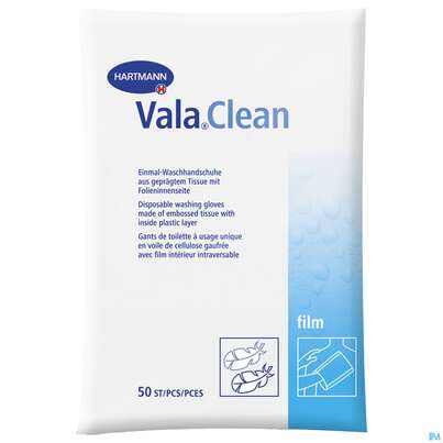 Waschhandschuhe Valaclean Film 50st, A-Nr.: 1369687 - 04