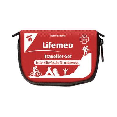 Sie sehen eine Packung Reise Erste Hilfe Set Traveller 32-teilig, Produktbild: 01 Reise Erste Hilfe Set Traveller 32-teilig, A-Nr.: 6124163 - 01