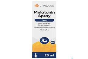 Melatonin Spray 1mg Livsane 25ml, A-Nr.: 5848930 - 01