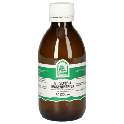 Sie sehen eine Packung ST. SEVERIN MAGENTROPFEN 200 ML, Produktbild: 01 ST. SEVERIN MAGENTROPFEN 200 ML, A-Nr.: 4261571 - 01
