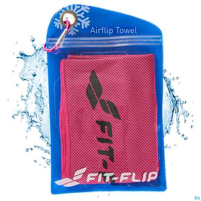 Sie sehen eine Packung Airflip Towel Pastell Rosa 1st, Produktbild: 02 Airflip Towel Pastell Rosa 1st, A-Nr.: 5954218 - 02