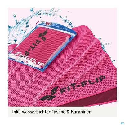Sie sehen eine Packung Airflip Towel Pastell Rosa 1st, Produktbild: 06 Airflip Towel Pastell Rosa 1st, A-Nr.: 5954218 - 06