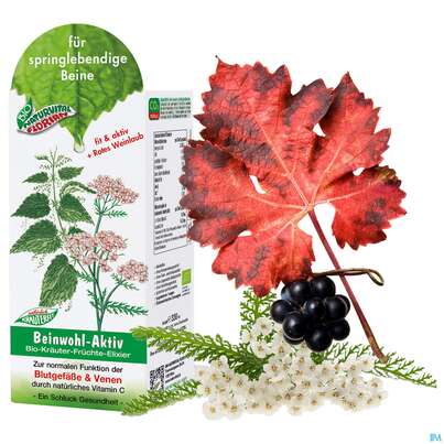 Beinwohl Aktiv Kraeuterfit Elixier Bio Kraeuter Fruechte Alkoholfrei 330ml, A-Nr.: 3961734 - 10