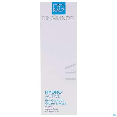 Sie sehen eine Packung Dr.grandel Hydro Active Eye Contour Cream +mask 41538 20ml, Produktbild: 02 Dr.grandel Hydro Active Eye Contour Cream +mask 41538 20ml, A-Nr.: 5893534 - 02