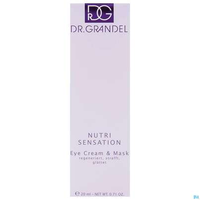 Sie sehen eine Packung Dr.grandel Nutri Sensation Eye Cream +mask 40445 20ml, Produktbild: 02 Dr.grandel Nutri Sensation Eye Cream +mask 40445 20ml, A-Nr.: 5895102 - 02