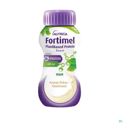 Fortimel/plantbased/protein 200ml Flasche Ananas-kokos 24st, A-Nr.: 5919593 - 02