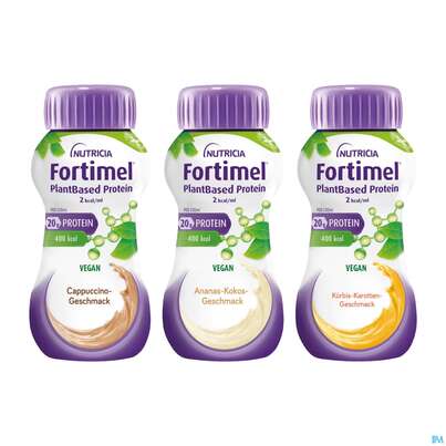 Fortimel/plantbased/protein 200ml Flasche Ananas-kokos 24st, A-Nr.: 5919593 - 04