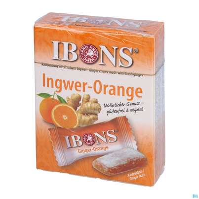 Sie sehen eine Packung Ibons Original Bonbons Orange 60g, Produktbild: 02 Ibons Original Bonbons Orange 60g, A-Nr.: 3295409 - 02