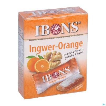 Sie sehen eine Packung Ibons Original Bonbons Orange 60g, Produktbild: 03 Ibons Original Bonbons Orange 60g, A-Nr.: 3295409 - 03