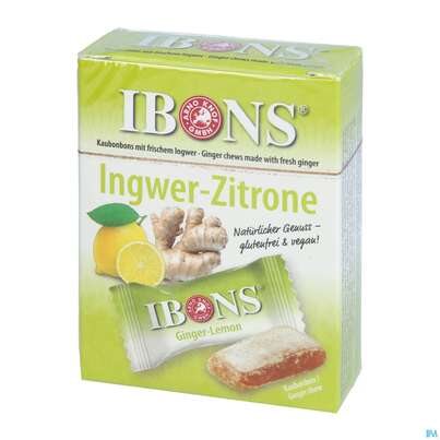 Sie sehen eine Packung Ibons Original Bonbons Zitrone 60g, Produktbild: 02 Ibons Original Bonbons Zitrone 60g, A-Nr.: 4160166 - 02