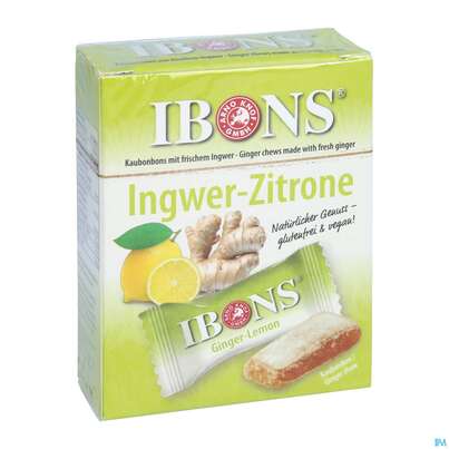 Sie sehen eine Packung Ibons Original Bonbons Zitrone 60g, Produktbild: 03 Ibons Original Bonbons Zitrone 60g, A-Nr.: 4160166 - 03