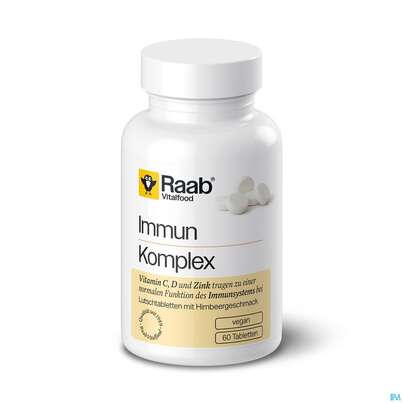 Sie sehen eine Packung Immun Plus Lutschtabl Raab 60st, Produktbild: 01 Immun Plus Lutschtabl Raab 60st, A-Nr.: 5871320 - 01