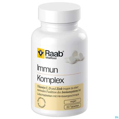 Sie sehen eine Packung Immun Plus Lutschtabl Raab 60st, Produktbild: 02 Immun Plus Lutschtabl Raab 60st, A-Nr.: 5871320 - 02