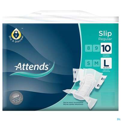 Inkontinenz Attends Slip Regular L 10 26st, A-Nr.: 4257138 - 02