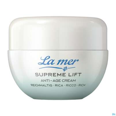 Sie sehen eine Packung La Mer Ohne Parfum Supreme Natural Lift Antiage Creme Reichh. 50ml, Produktbild: 01 La Mer Ohne Parfum Supreme Natural Lift Antiage Creme Reichh. 50ml, A-Nr.: 4917439 - 01
