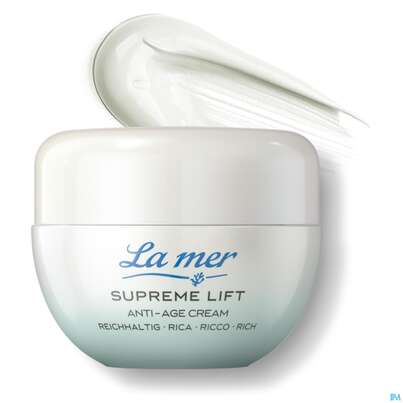 Sie sehen eine Packung La Mer Ohne Parfum Supreme Natural Lift Antiage Creme Reichh. 50ml, Produktbild: 05 La Mer Ohne Parfum Supreme Natural Lift Antiage Creme Reichh. 50ml, A-Nr.: 4917439 - 05