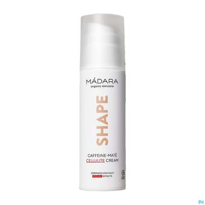 Sie sehen eine Packung Madara Shape Cellulite Cream Caffeine-mate 150ml, Produktbild: 02 Madara Shape Cellulite Cream Caffeine-mate 150ml, A-Nr.: 5437641 - 02
