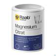 Sie sehen eine Packung Magnesium Citrat Pulver Raab 200g, Produktbild: 01 Magnesium Citrat Pulver Raab 200g, A-Nr.: 5870444 - 01