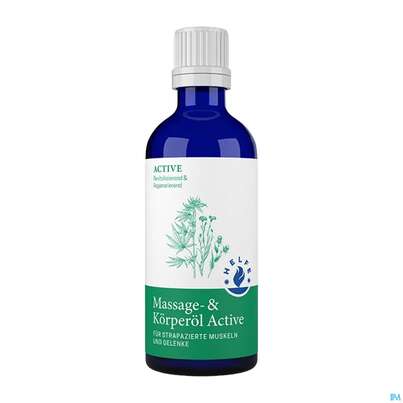 Sie sehen eine Packung Massage Oel Helfe Active 100ml, Produktbild: 02 Massage Oel Helfe Active 100ml, A-Nr.: 5930666 - 02