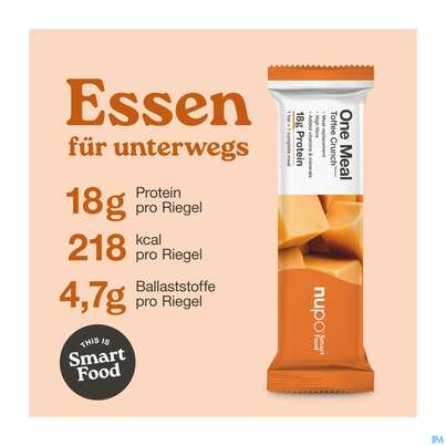 Nupo Riegel Fuer 1 Mahlzeit One Meal Bar Toffee 97767 60g, A-Nr.: 5296666 - 04