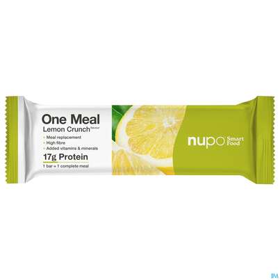 Sie sehen eine Packung Nupo Riegel Fuer 1 Mahlzeit One Meal Bar Zitrone +joghurt 97767 60g, Produktbild: 03 Nupo Riegel Fuer 1 Mahlzeit One Meal Bar Zitrone +joghurt 97767 60g, A-Nr.: 5296637 - 03