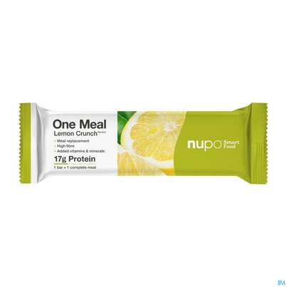 Sie sehen eine Packung Nupo Riegel Fuer 1 Mahlzeit One Meal Bar Zitrone +joghurt 97767 60g, Produktbild: 04 Nupo Riegel Fuer 1 Mahlzeit One Meal Bar Zitrone +joghurt 97767 60g, A-Nr.: 5296637 - 04