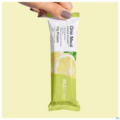 Sie sehen eine Packung Nupo Riegel Fuer 1 Mahlzeit One Meal Bar Zitrone +joghurt 97767 60g, Produktbild: 07 Nupo Riegel Fuer 1 Mahlzeit One Meal Bar Zitrone +joghurt 97767 60g, A-Nr.: 5296637 - 07