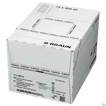 Sie sehen eine Packung Nutricomp Pb Neutral 500ml Energy Fibre 3571270 12st, Produktbild: 03 Nutricomp Pb Neutral 500ml Energy Fibre 3571270 12st, A-Nr.: 5051976 - 03