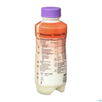 Sie sehen eine Packung Nutricomp Pb Neutral 500ml Energy Fibre 3571270 12st, Produktbild: 05 Nutricomp Pb Neutral 500ml Energy Fibre 3571270 12st, A-Nr.: 5051976 - 05