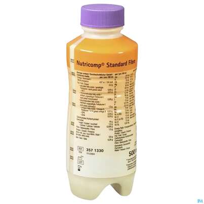 Sie sehen eine Packung Nutricomp Pb Standard 500ml Neutral Fibre 3571330 12st, Produktbild: 01 Nutricomp Pb Standard 500ml Neutral Fibre 3571330 12st, A-Nr.: 5051901 - 01
