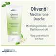 Sie sehen eine Packung Oliven Oel Mediterrane Dusche 150ml, Produktbild: 03 Oliven Oel Mediterrane Dusche 150ml, A-Nr.: 5705107 - 03