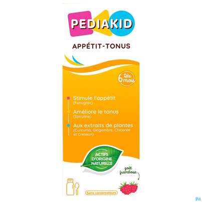 Sie sehen eine Packung Pediakid A-petit Ped02 125ml, Produktbild: 01 Pediakid A-petit Ped02 125ml, A-Nr.: 5735203 - 01