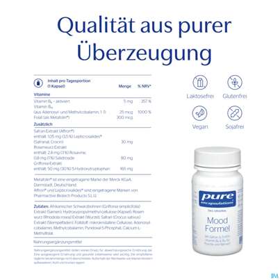 Sie sehen eine Packung Pure Encapsulations Kapseln Mood Formel Mof3a 30st, Produktbild: 05 Pure Encapsulations Kapseln Mood Formel Mof3a 30st, A-Nr.: 5828040 - 05